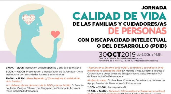 APTO promueve una jornada sobre la calidad de vida de los cuidadores